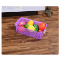 Multipurpose eco-friendly plastic kitchen basket storage with handle